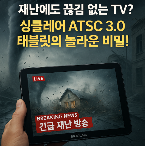 재난 상황에도 끄떡없는 차세대 모바일 TV? 싱클레어 ATSC 3.0 태블릿 공개! : 네이버 블로그