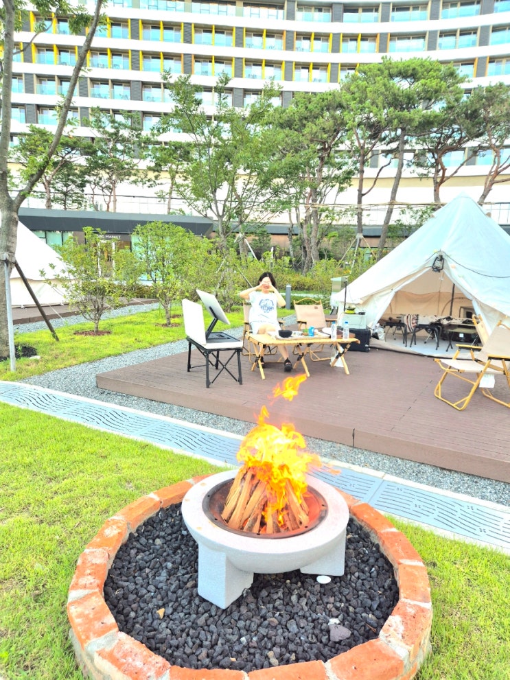  김해글램핑장 골든가야 도심속감성캠핑 워터파크아울렛옆