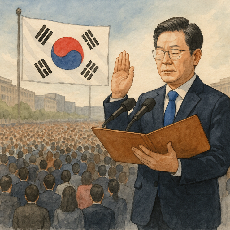 <b>이재명 대통령 국민임명식</b>... 국민이 대통령을 임명하는 역사적... 