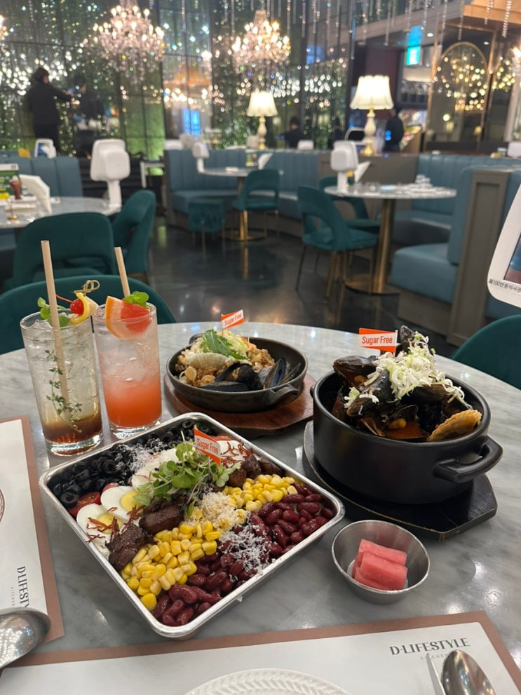  동탄 롯데백화점 맛집 디라이프스타일키친 동탄점 ( 기념일 모임 식사 룸식당 추천 )