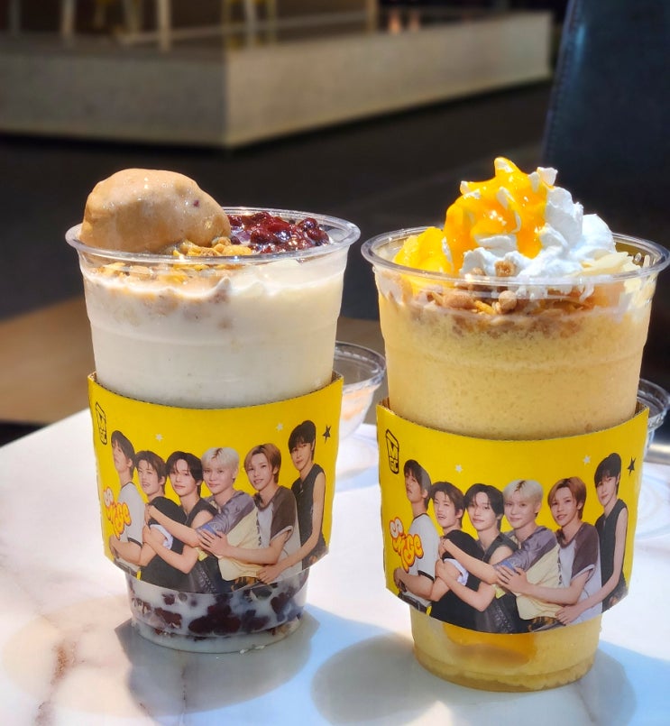  메가커피 컵빙수 두가지 맛 비교 추천
