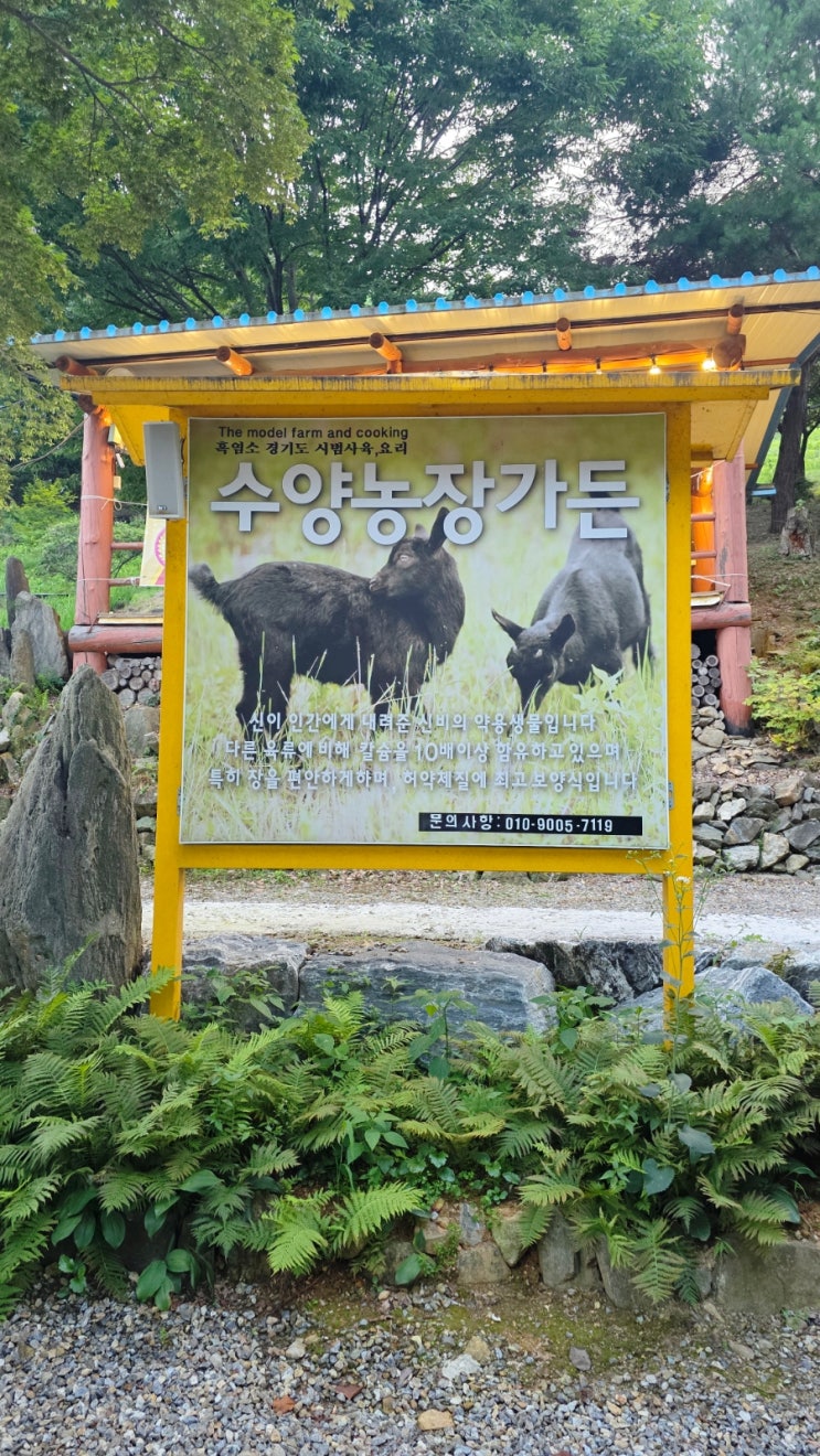  곤지암 맛집 대를 이어온 전통 흑염소 수양농장가든