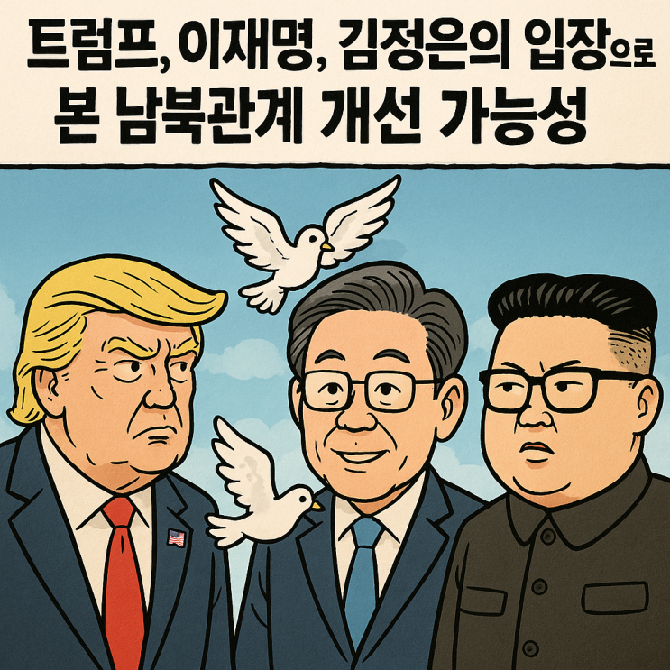 트럼프·이재명·김정은의 입장으로 본 <b>남북관계 개선</b> 가능성