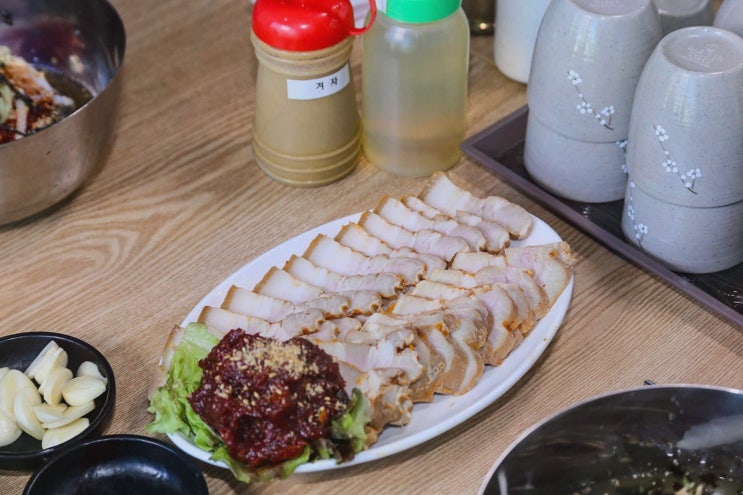  강릉해변막국수 동해점, 비빔막국수로 유명한 동해전병맛집