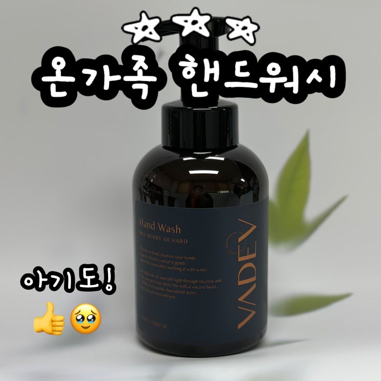 손세정제 답례품 바디브 미오 핸드워시 아기 핸드워시 추천