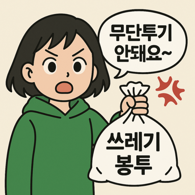 쓰레기봉투 한방정리21