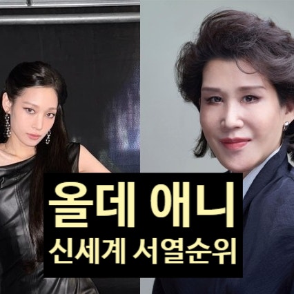  ALLDAYPROJECT 애니, 엄마 할머니 정체 신세계 서열 몇위?