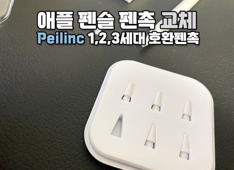 애플 펜슬 애플펜슬촉 호환 Peilinc 제품 교체후기