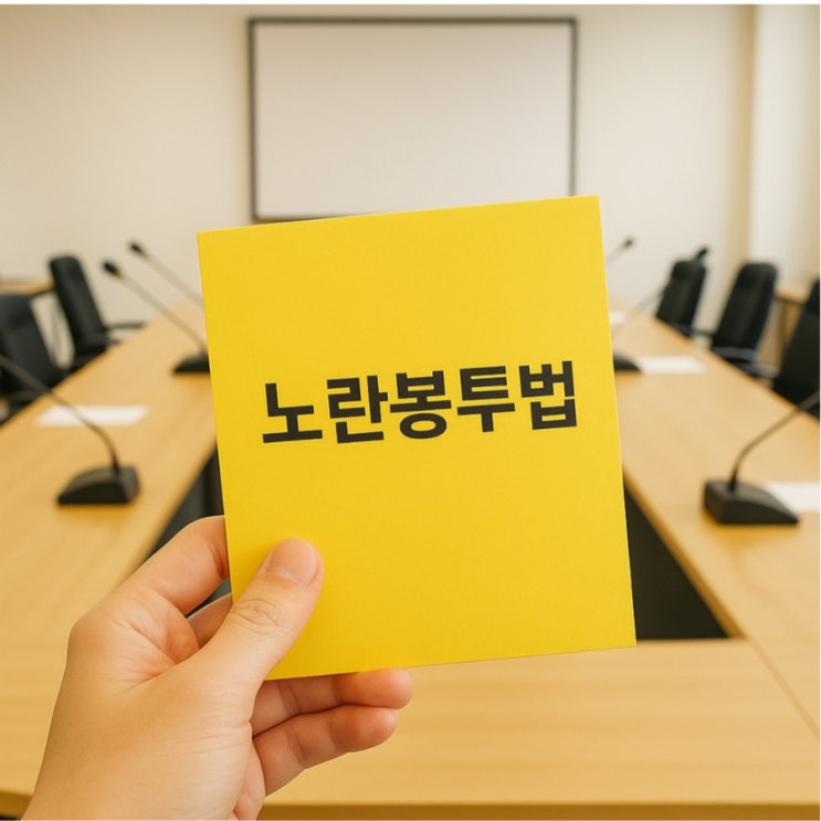 노동자의 권리를 위한 첫걸음 <b>노란봉투법</b>이란