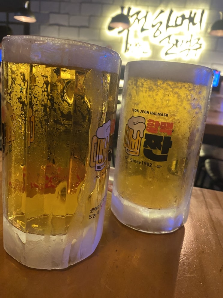  [군산 내흥동 술집] 신메뉴먹고 키링까지 받은 분위기 좋은 '역전할머니맥주 내흥신도시점' 군산 술집 추천!