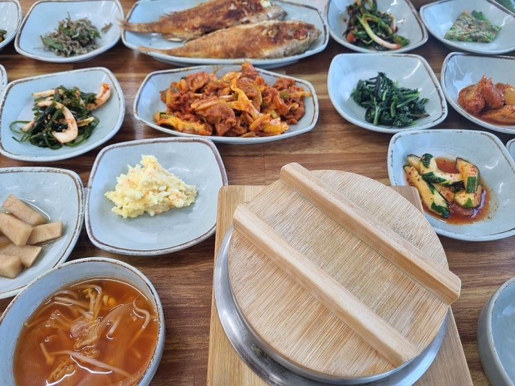  태종대 맛집 권가네돌솥쌈밥 생선구이 쌈밥