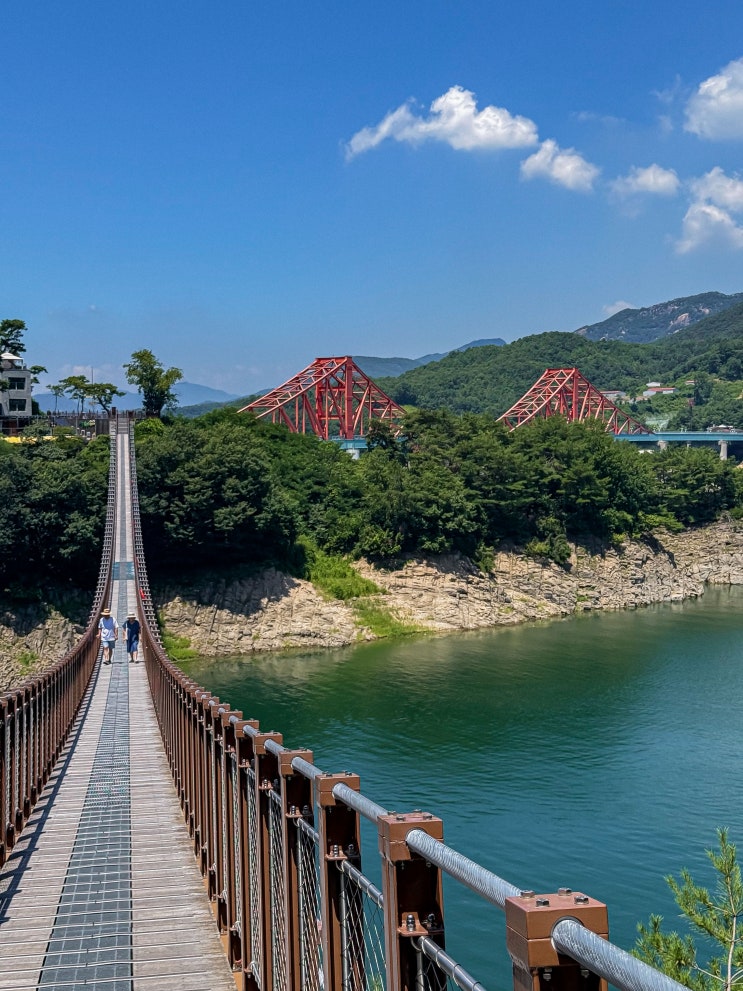  제천 여행 볼만한곳, 충주호 옥순봉 출렁다리(주차, 입장료, 청풍호)