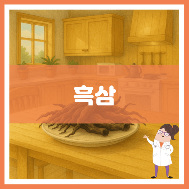  흑삼 효능 섭취방법 부작용