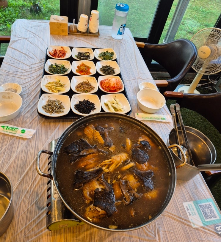  고성 국회연수원 맛집 백세가든,속초 보양식으로 즐긴 한방능이백숙 후기
