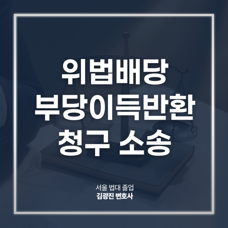  위법배당 부당이득반환청구 소송 소멸시효 절차는? 기업분쟁소송변호사 법률 상담