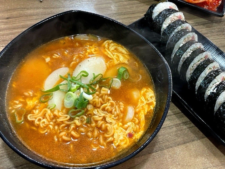  [솔밭공원역 맛집] 김밥천국 우이점에서 라면에 김밥