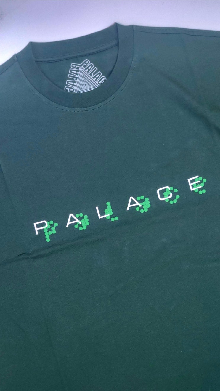  PALACE(팔라스) Feel Me 반팔 티셔츠 Racey Green(레이시 그린)
