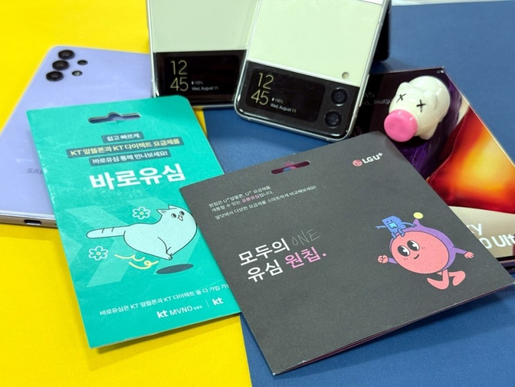  공기계 선불유심 셀프 개통 신청 방법