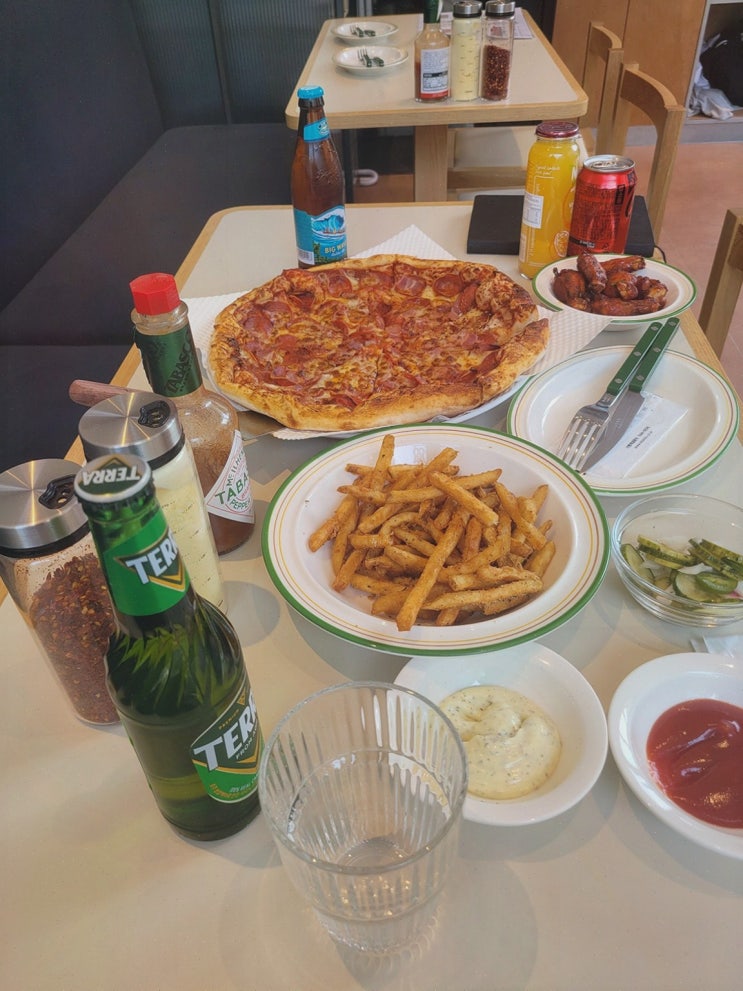  깐부피자 성복점, 맛있고 푸짐한 성복역피자로 가족과 함께!