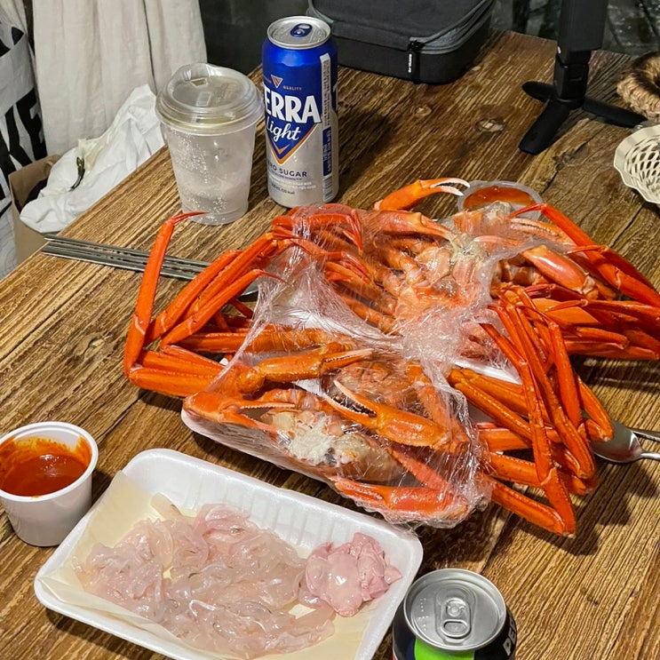  울진 여름 여행 후포수산물종합유통센터ㅣ홍게 포장 후기