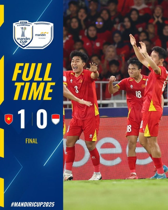 [속보] <b>김상식 매직</b>!! 베트남, U-23 챔피언십 3연패 달성!