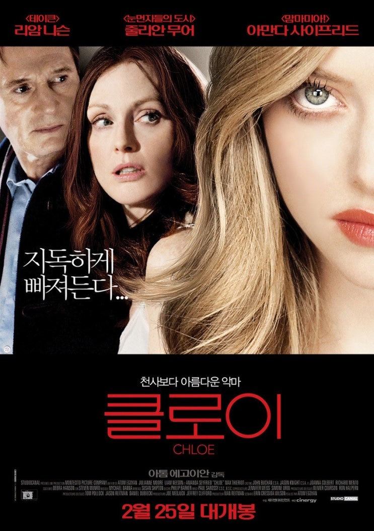  [미국 영화 추천] 클로이(2010) - 치명적 매혹의 아만다 사이프리드, 그리고 파국