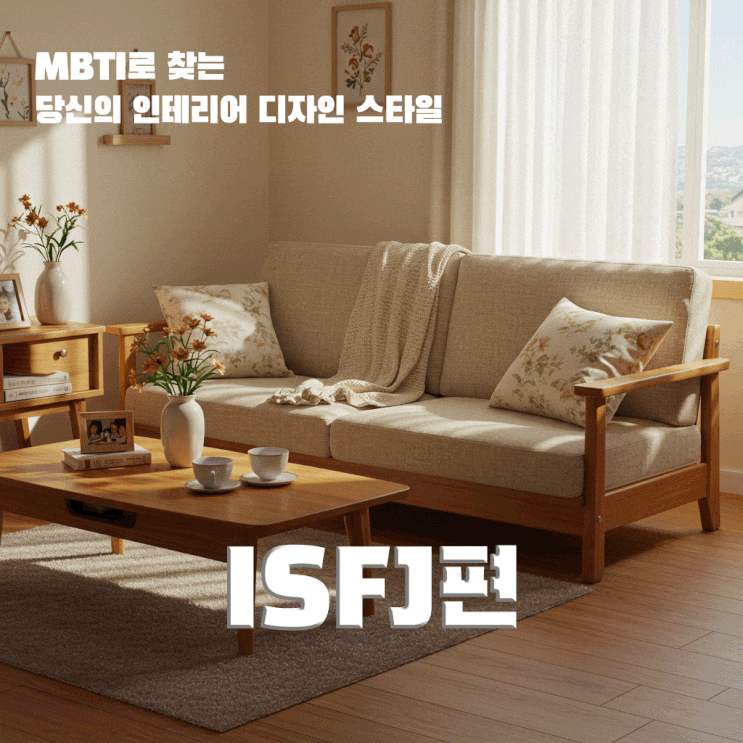  MBTI로 찾는 당신의 인테리어 디자인 스타일, [ ISFJ 편 ]