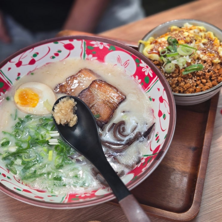  속초 중앙시장 라멘 맛집, 이찌바라멘 & 오마애교쿠 돈코츠라멘 맛나당