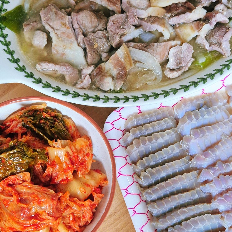  갑자기 홍어회가 땡길 때 너무 쫀득했던 홍어회택배 장산수산 흑산도 홍어회 후기
