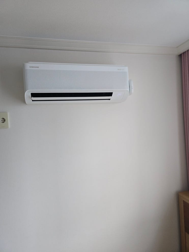  삼성 2in1 벽걸이 에어컨 시공과 와이파이 키트 설치