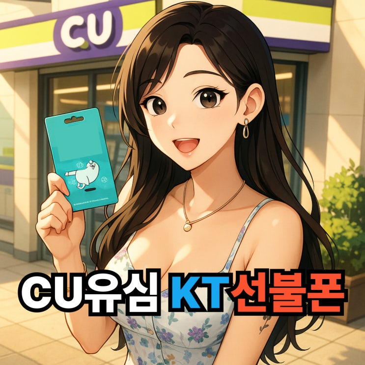  CU유심 KT 선불폰 접수와 개통 절차