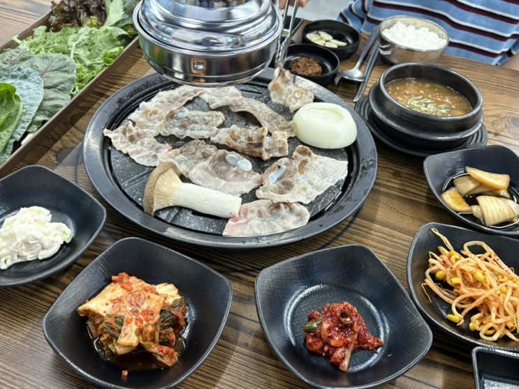  속초 고기집 쌈밥정식 설악산맛집 대추한알가든쌈고기