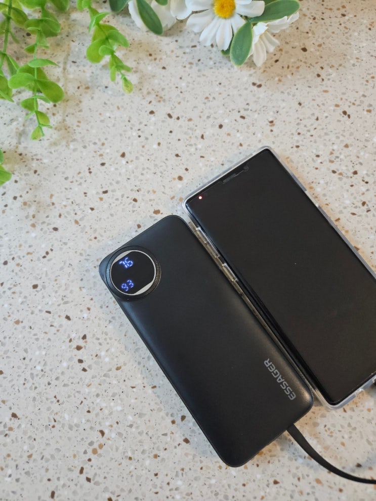  한 손에 쏙! 동풍국제상사 10000mAh 듀얼 보조배터리 추천 