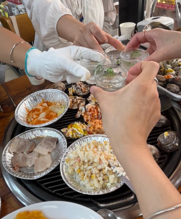  보령월디페 가기 전 들른 대천 조개구이 맛집 | 진주빛조개구이 후기(가격, 메뉴추천)