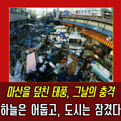  태풍 매미, 마산을 물들인 폭풍과 죽음의 그림자