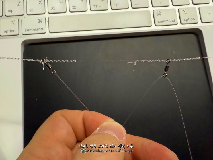  주꾸미, 갑오징어 유동 채비 DIY 후기 / 델리 리그는 그냥 구매하세요.
