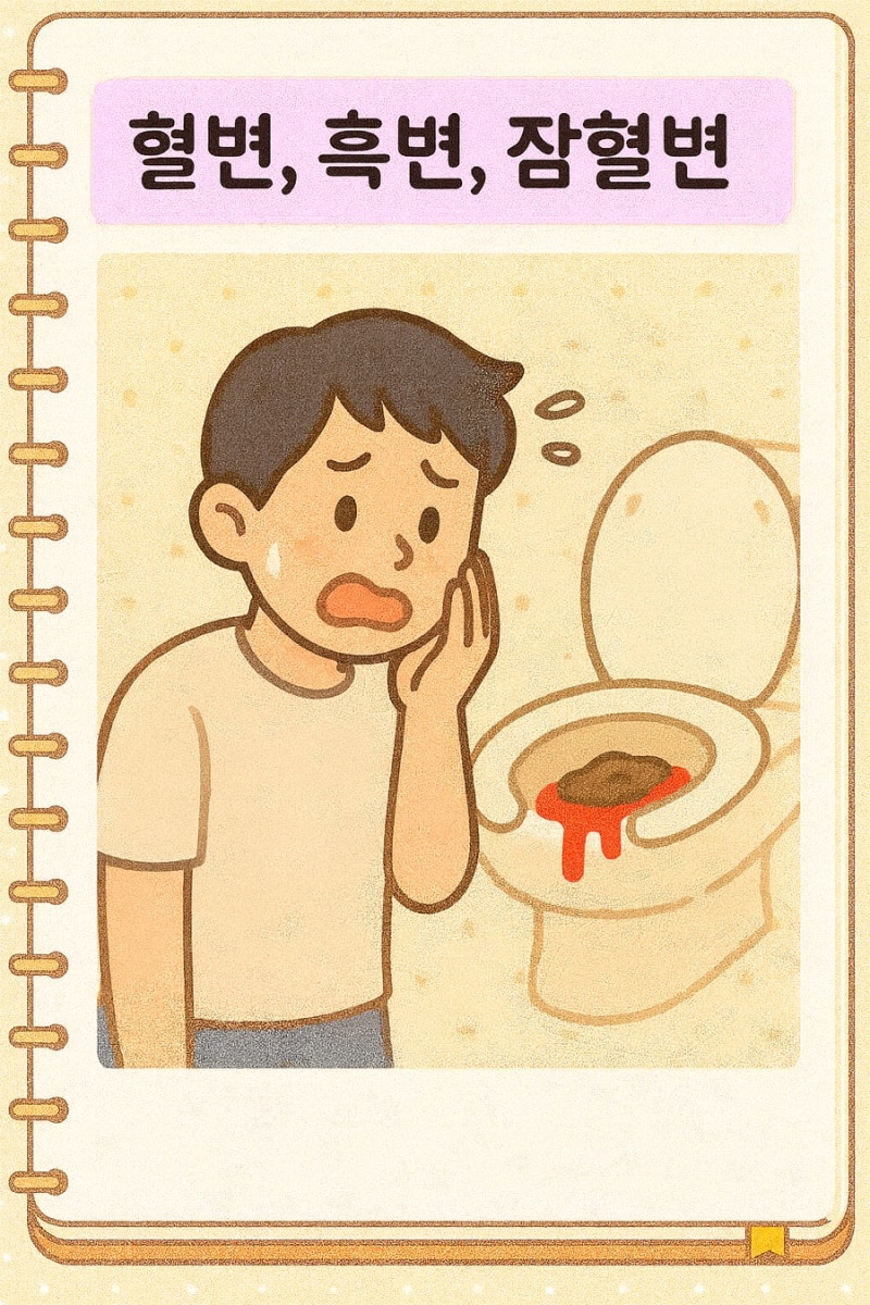 혈변(hematochezia)와 흑변(melena), 잠혈변의 발생기전과 치료, 간호, 혈변이 나면 어떻게 해야할....
