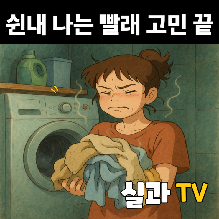  쉰내 나는 빨래, 이제 버리지마세요. 냉동실에 넣어보세요