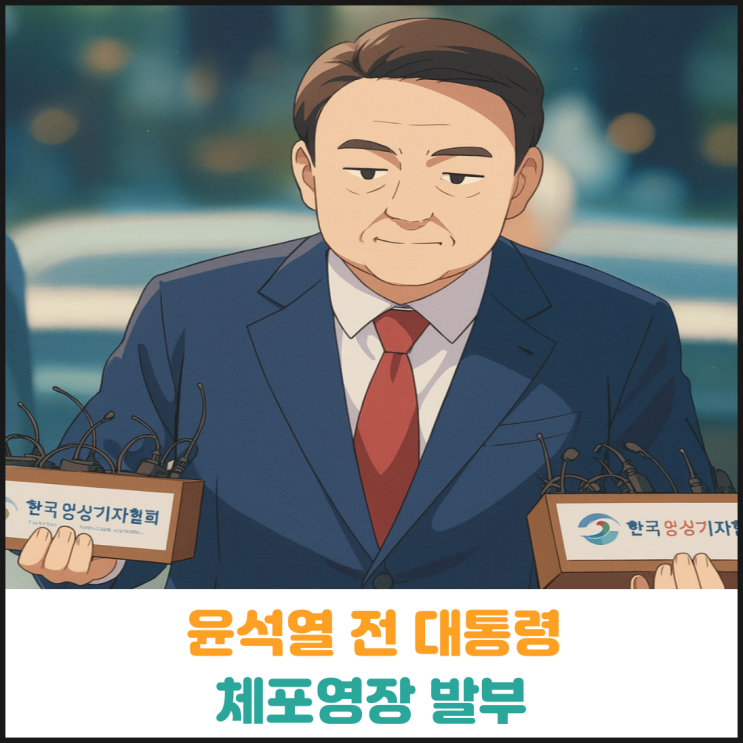  윤석열 전 대통령 체포영장 발부