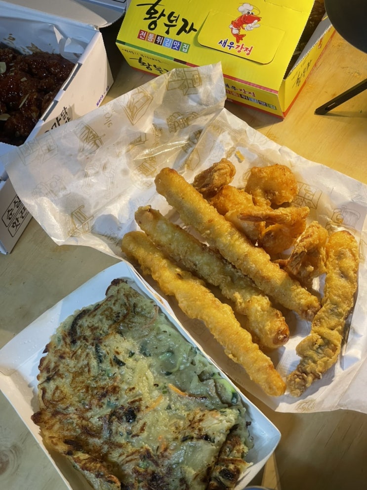  속초 중앙시장 맛집 황부자튀김 오징어순대 오징어튀김 감자전 새우튀김 맛집 속초 찐맛집 웨이팅