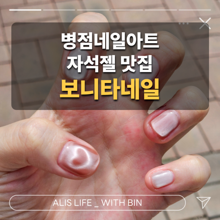  병점네일 : 예쁜 이달의 아트 많은 자석젤 맛집 - 보니타네일