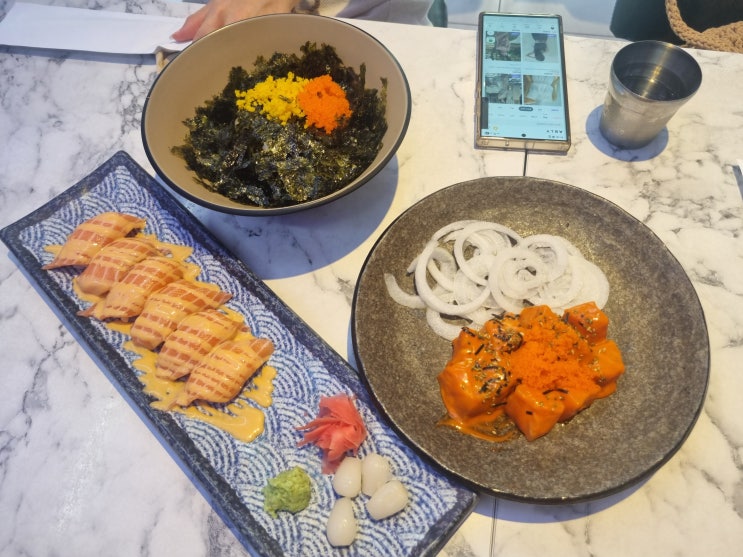  [부평맛집] 육회바른연어 갈산역 불닭마요연어깍두기 불닭마요연어초밥 버팔로윙봉 sns핫템 솔직리뷰 후기
