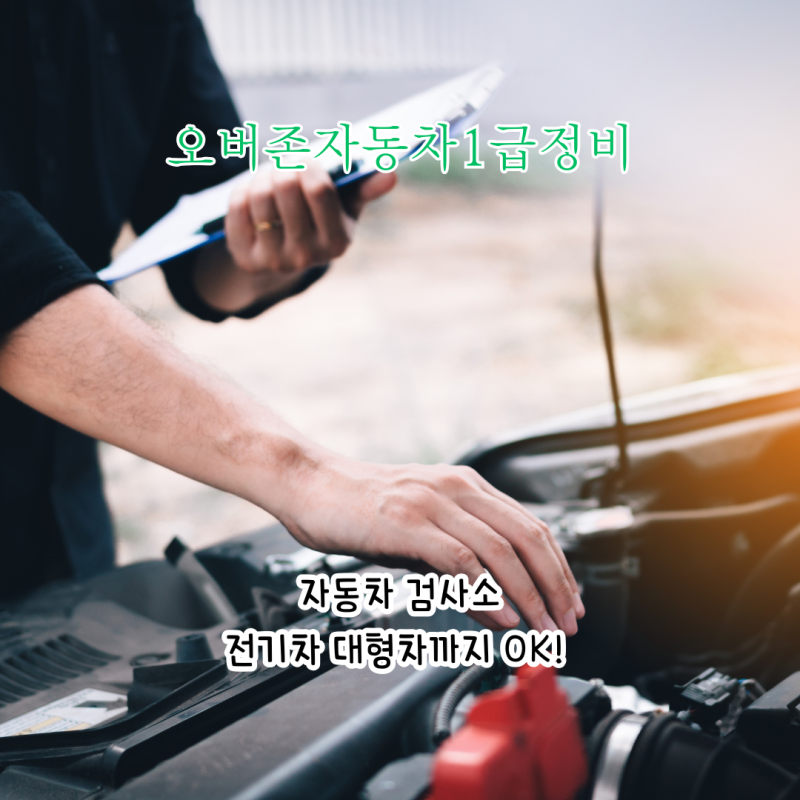 시흥 자동차 검사소 (시화공단 안산공단 정왕동) 오버존자동차1급정비