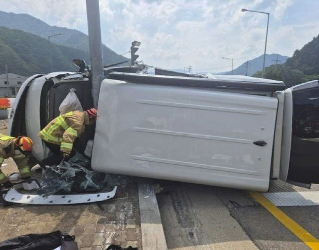  휴가 왔다가 그만…40대 가장 숨지고 자녀 3명 중상
