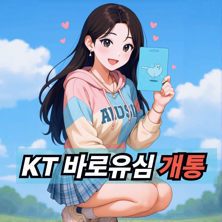  KT 바로유심 개통 선불폰 접수 순서 알아보기