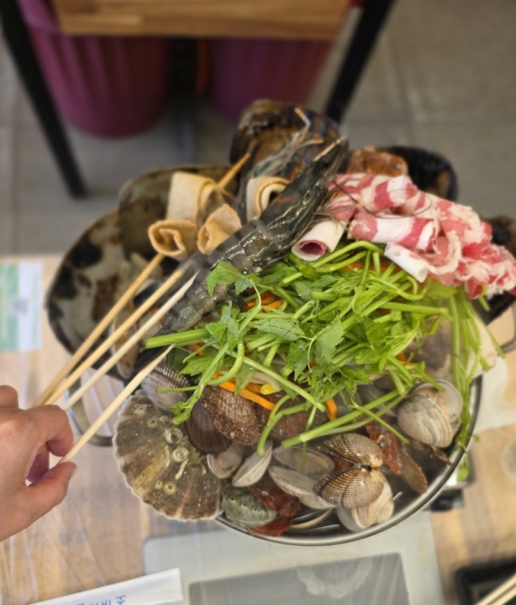  대천 맛집 대천해수욕장 조개구이 핫플 조개까는남자