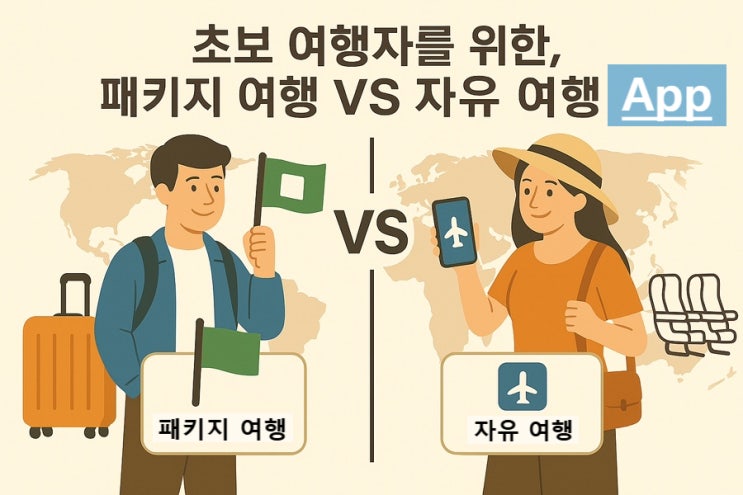  초보 여행자를 위한, 패키지 여행 VS 자유 여행 (+비행기 좌석 등급 가격)