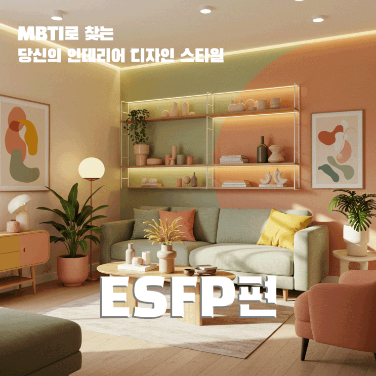  MBTI로 찾는 당신의 인테리어 디자인 스타일, [ ESFP 편 ]
