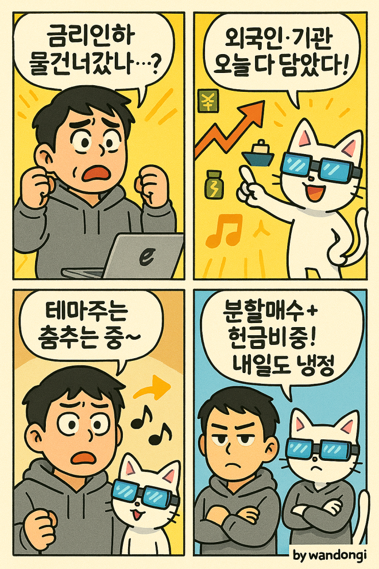   [WD경제소식] 2025.07.30 미국증시·코스피 요약 + 오늘의 테마주 완전정복!