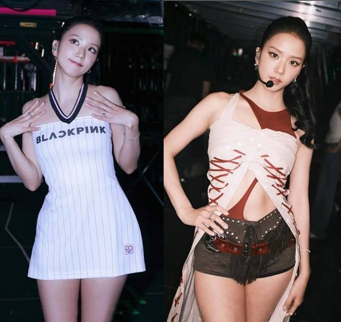 지수, <b>블랙핑크</b> 뉴욕을 홀렸다! <b>완전체</b> 컴백 후 미친 무대의상... 
